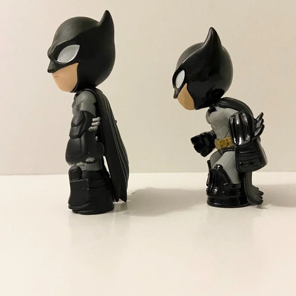 2015 Lot of 2 Funko Mini Batman Figures Arkham Knight 3 Inch Tall Toys - Picture 2 of 11